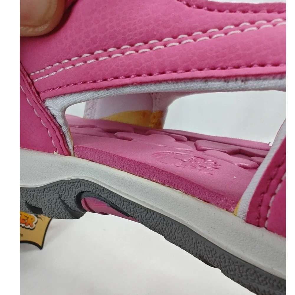 Timberland Mad River 2-Strap Sandals Rose Pink White EU 36 4 Big Kids New in Box